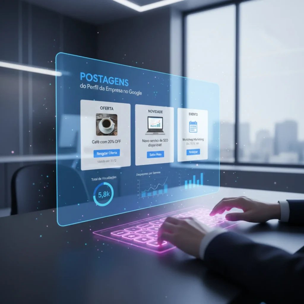 Postagens no Google Meu Negócio